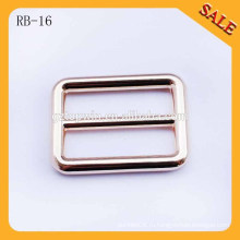 RB16 Легкая золотая кругловязальная металлическая регулируемая пряжка